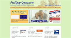 Desktop Screenshot of medigap-quote.com